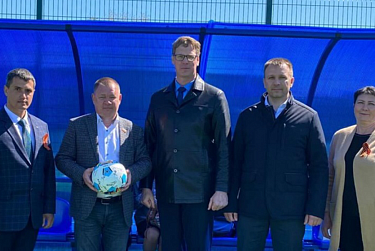 В Первомайском районе открыли новую спортивную площадку